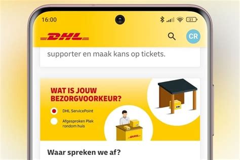 Zo stel je een vaste bezorgvoorkeur in de Mijn DHL。